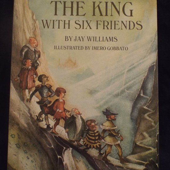 Vintage 1968 The King with six friends Hardcover Book by Jay Williams - Picture 1 of 4